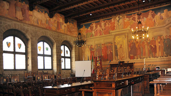 Sala consiglio Provincia Arezzo